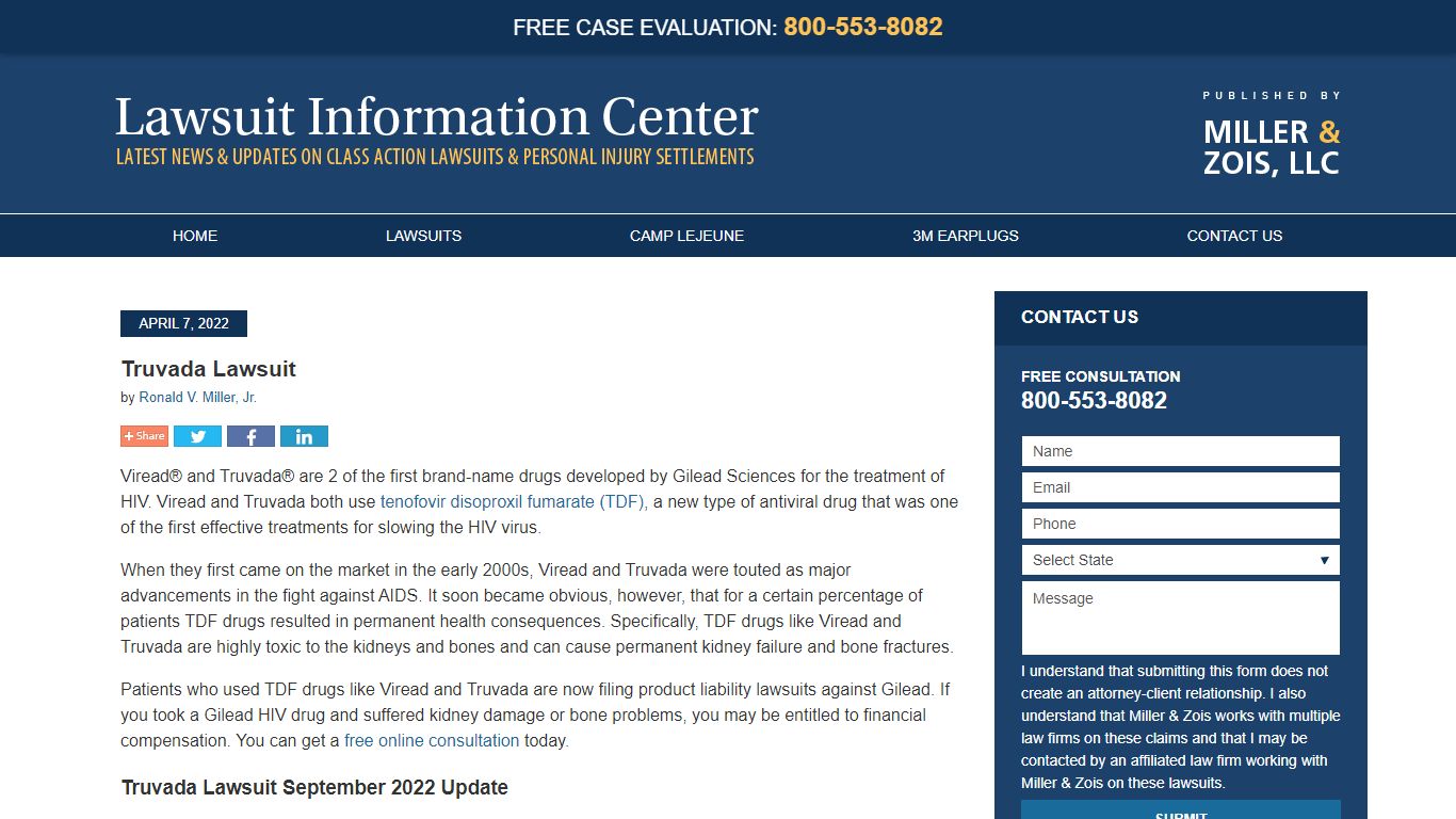 Truvada Lawsuit | Projected Settlement Amounts